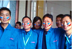 超前涂料90同學(xué)會(huì)現(xiàn)場(chǎng)！河南真石漆知名品牌